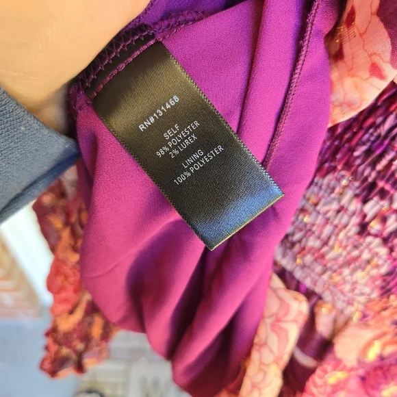 Floral Pink Mini Dress - Picture 11 of 12